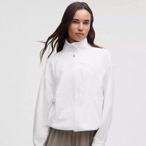 Lululemon White Define Relaxed Jacket (Luon)